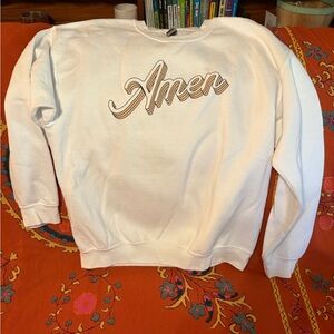 Gildan White Crewneck Unisex’s Sweater